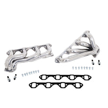 Load image into Gallery viewer, BBK 87-95 Ford F150 Truck 5.8 351 Shorty Unequal Length Exhaust Headers - 1-5/8 Silver Ceramic