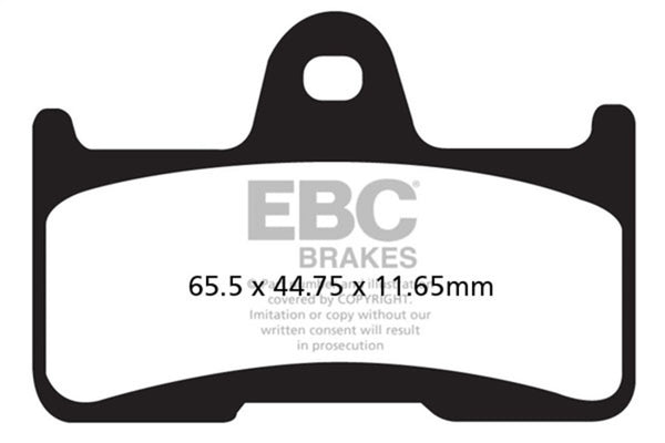 EBC 02-08 Yamaha YFM 660 Grizzly Hunter Edition Front Left R Series Sintered Brake Pads