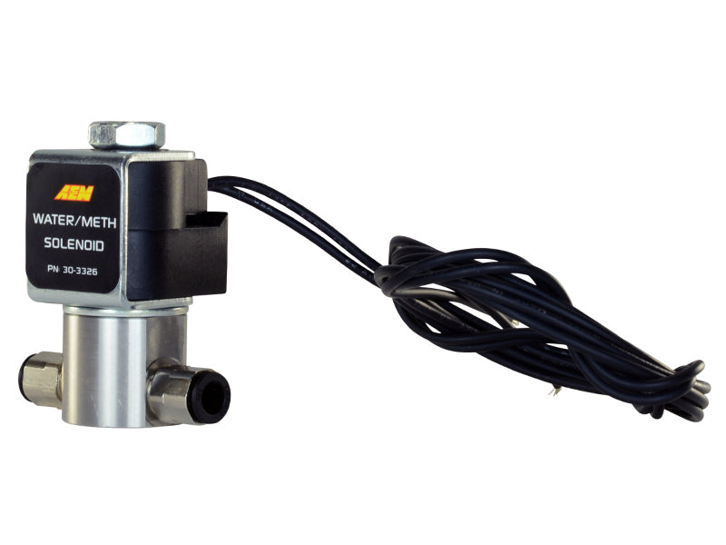 AEM Water Methanol Injection System - High-Flow Low-Current WMI Solenoid 200PSI 1/8in-27NPT