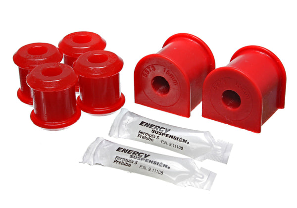 Energy Suspension Rear Sway Bar Bushing Set for 00-04 Dodge Dakota 4WD & 00-03 Durango 4WD - 15mm - Red