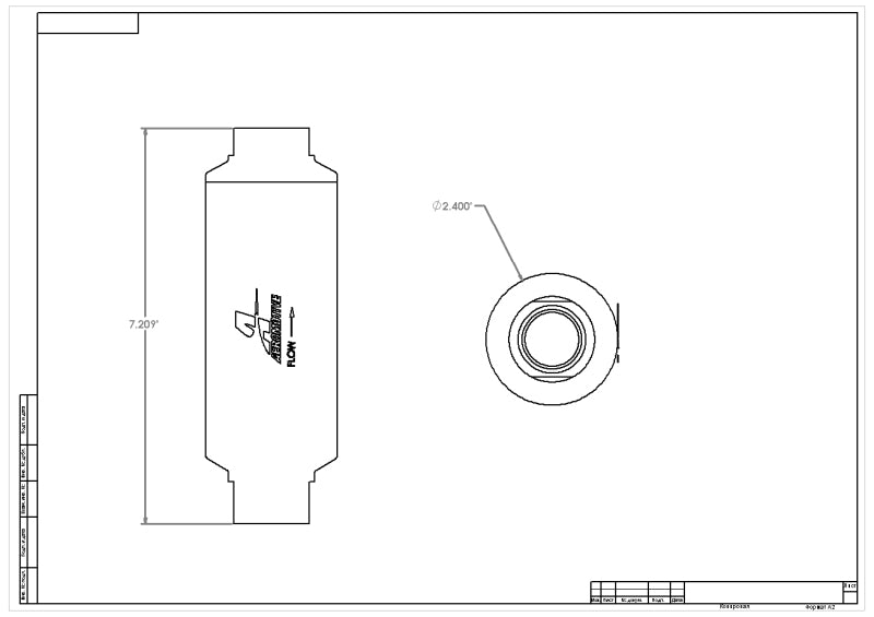 Aeromotive Pro-Series In-Line Fuel Filter - AN-12 - 100 Micron SS Element