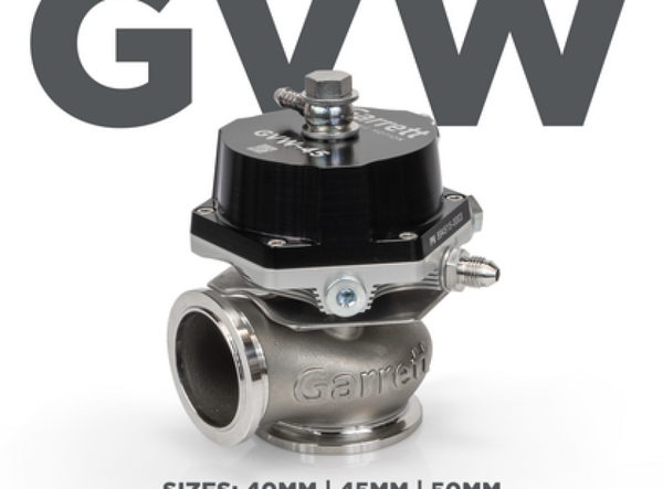 Garrett GVW-50 50mm Black Wastegate Kit
