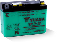 Load image into Gallery viewer, Yuasa 6N12A-2D Conventional 6-Volt Battery