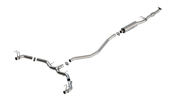Borla Catback Exhaust for 22-24 Honda Civic Sport Touring AT/MT - Reuses O.E. Tips/Valance