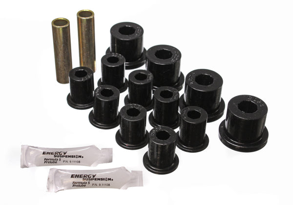 Energy Suspension CJ Rear Spring Bushings - Black