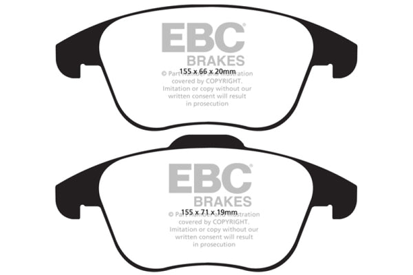 EBC Redstuff Front Brake Pads for Audi Q3 2.0 Turbo (2015+)