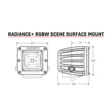 Load image into Gallery viewer, Rigid Industries Radiance+ Scene RGBW Surface Mount - Pair