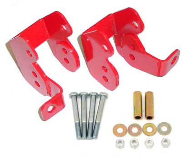 BMR Control Arm Relocation Brackets for 82-02 3rd Gen F-Body - Red