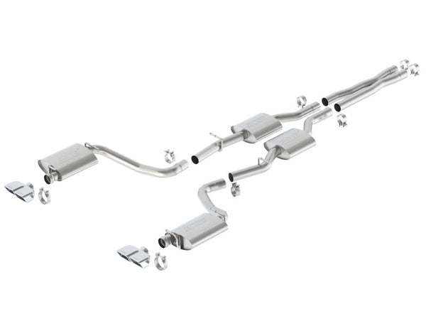 Borla Cat-Back Exhaust for 15-16 Dodge Challenger R/T 5.7L - Dual Angle Cut Rear Exit