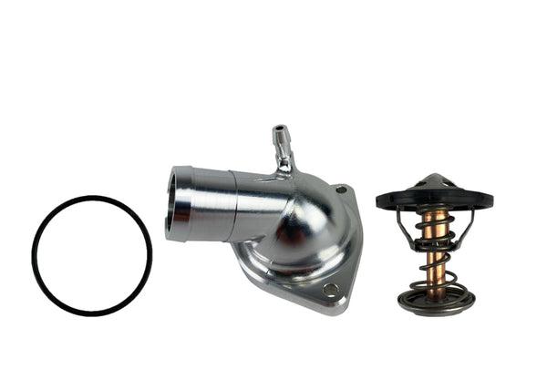 Granatelli LT Billet Thermostat Housing with 160F Thermostat for GM 2014-2020