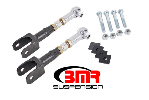 BMR Adjustable Toe Rods for 15-17 S550 Mustang - Black Hammertone