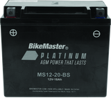 BikeMaster AGM Battery - MS12-20-BS