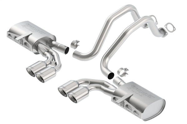 Borla S-Type SS Catback Exhaust for 1997-2004 Chevrolet Corvette 5.7L V8