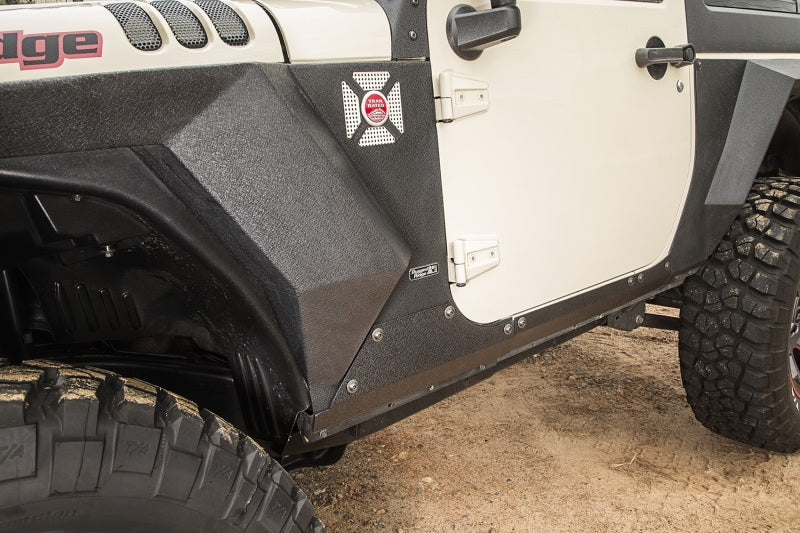 Rugged Ridge Steel Body Armor Cladding 07-18 Jeep Wrangler JK