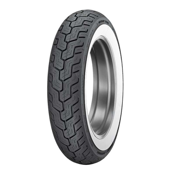 Dunlop D402 Rear Motorcycle Tire - MT90B16 M/C 74H TL - Wide Whitewall