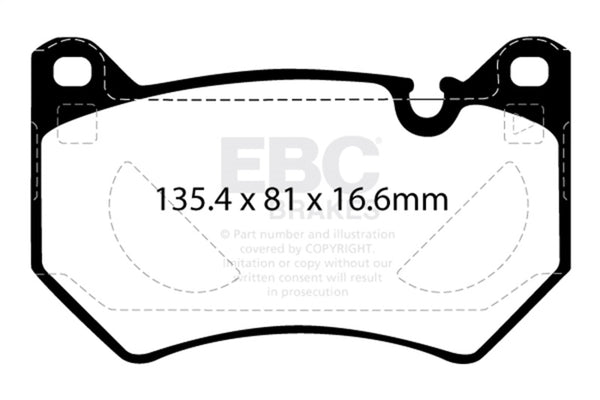 EBC Yellowstuff Front Brake Pads for 2018+ Audi Q5 FY 2.0T