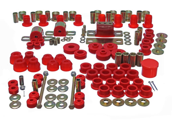 Energy Suspension Hyper-Flex Master Bushing Set for 63-82 Chevrolet Corvette - Red