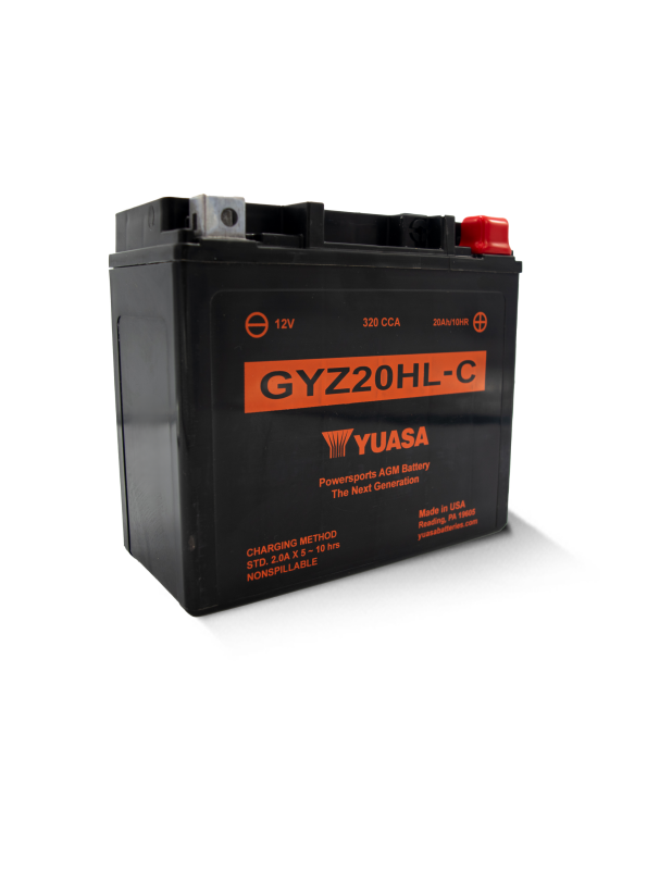 Yuasa GYZ20HLC High Performance Maintenance Free AGM 12-Volt Battery