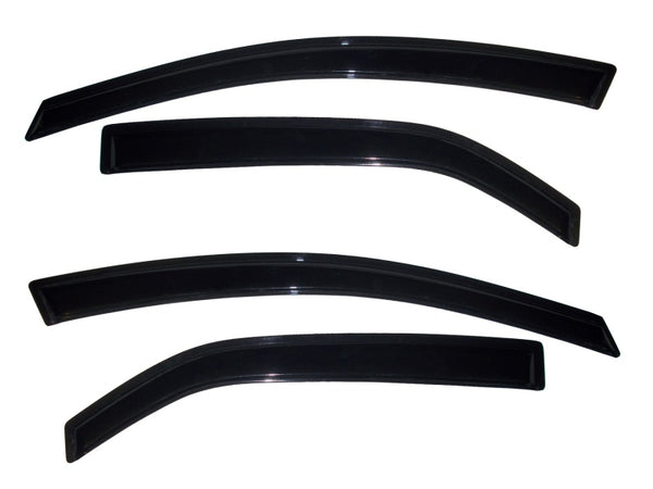 AVS Ventvisor Window Deflectors (Smoke) 4pc External Mount - Kia Forte 2010-2012