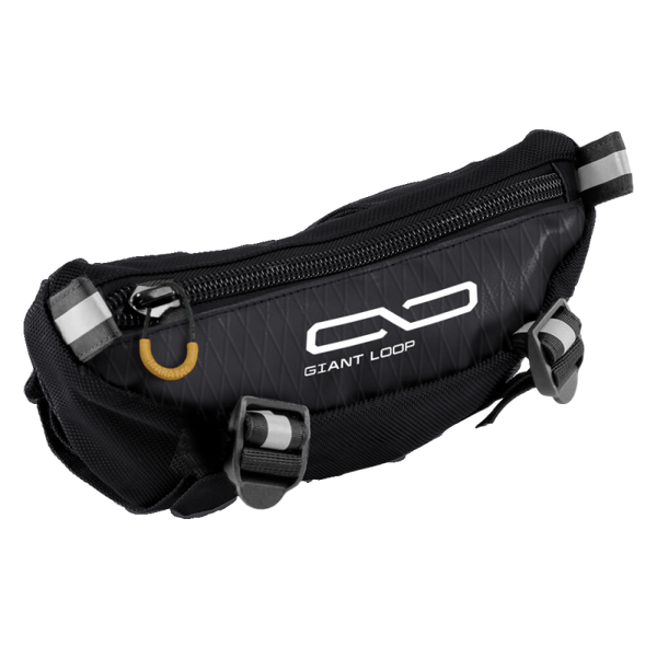 Giant Loop Zigzag Handlebar Bag 1.5L - Black, Bike Accessory