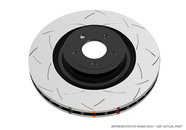 DBA 4000 Series T3 Slotted Rear Rotor for 2010-2013 Hyundai Genesis Coupe 3.8 & 5.0 R-Spec
