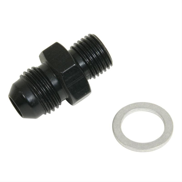 Fragola -6AN x 12mm x 1.25 Male Adapter - Black