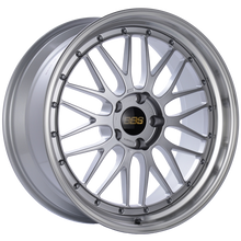 Load image into Gallery viewer, BBS LM 20x8.5 5x120 ET32 Diamond Silver Center Diamond Cut Lip Wheel -82mm PFS/Clip Required