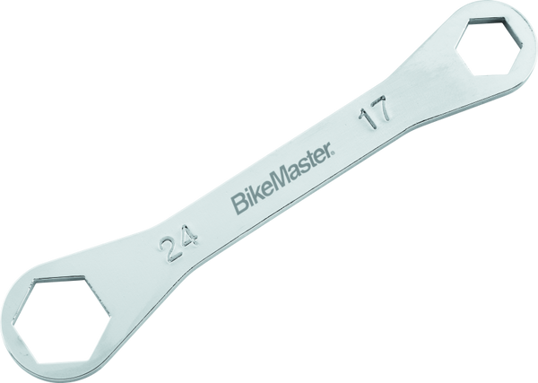 BikeMaster Rider Wrench 24mm & 17mm 6-Point Combination Tool
