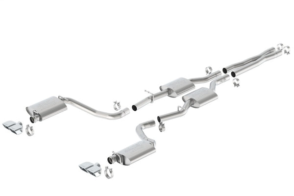 Borla ATAK Catback Exhaust for 15-16 Dodge Challenger R/T 5.7L Dual Split Rear Exit