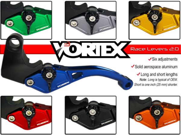 Vortex Racing H-L201 F22 Brake Lever Short- Black