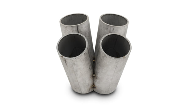 Vibrant 4 into 1 SS Turbo Mani Collector for All T4 in Flange 48mm Pipe OD 4.75in tall 78mmx64mm out