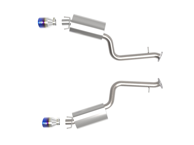 aFe Lexus IS350 14-22 V6-3.5L Takeda Axle-Back Exhaust System- Blue Tip