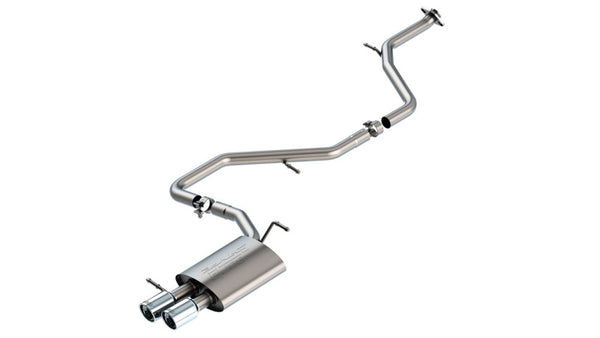 Borla S-Type Cat-Back Exhaust for 2020-2021 Corolla SE/XSE 2.0L AT FWD