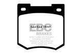 EBC 67-70 Ford Cortina 1.6 Greenstuff Front Brake Pads