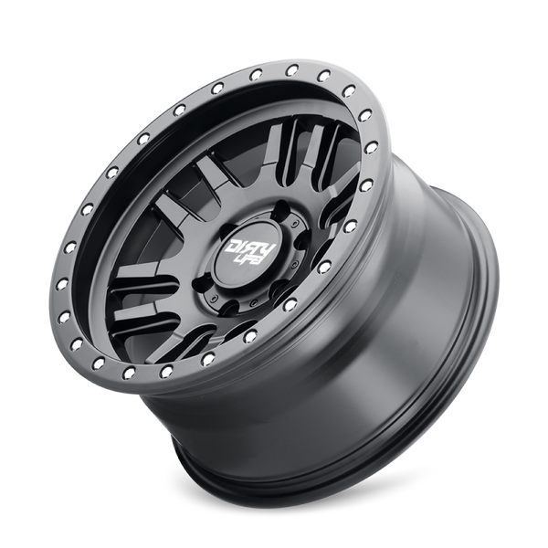 Dirty Life 9309 Canyon Pro 17x9 Beadlock Wheel - Matte Black, 5x127 BP, -12mm Offset