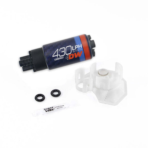 DeatschWerks DW430C 430lph Compact Fuel Pump for Mitsubishi EVO X & 12-16 Honda Civic
