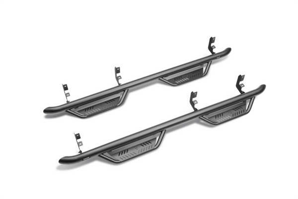 N-Fab Podium LG 2019 Chevy/GMC 1500 Crew Cab - Cab Length - Tex. Black - 3in