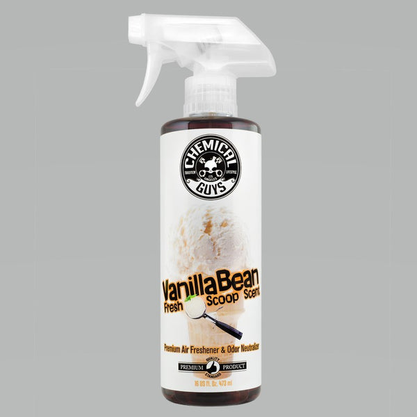 Chemical Guys Vanilla Bean Air Freshener & Odor Eliminator - 16 oz
