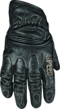 Speed and Strength Rust and Redemption Leather Gloves Black - Medium