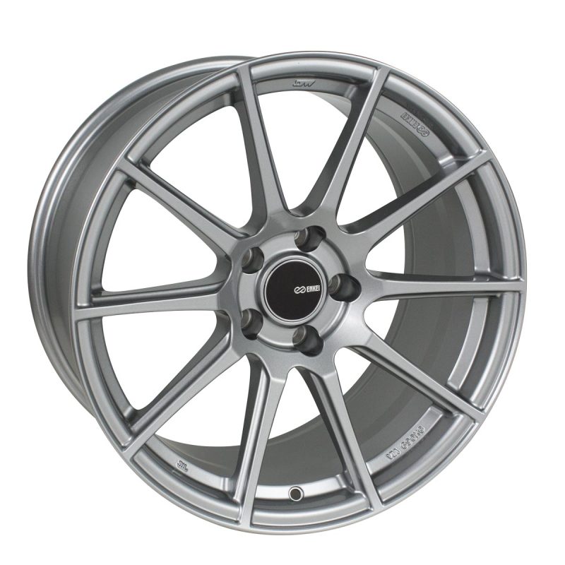 Enkei TS10 18x9.5 35mm Offset 5x114.3 Bolt Pattern 72.6mm Bore Dia Grey Wheel