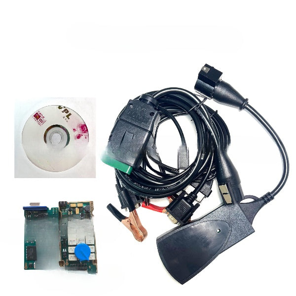 Lexia 3 Diagnostic Tool Original Optocoupler Full-Chip Lexia3 PP2000 Diagnostic Tool for Peugeot Citroën with Cable Clip Interface