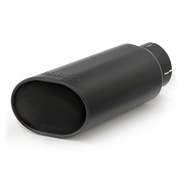 Banks Power Black Tailpipe Tip Kit  4in Inlet, 5in x 6in x 14in Obround Slash Cut