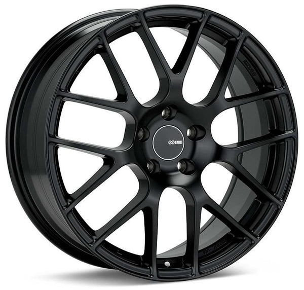 Enkei Raijin 18x8.5 35mm Offset 5x114.3 Bolt Pattern Matte Black Wheel