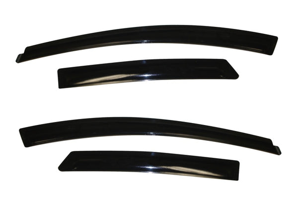 AVS Smoke Window Deflectors (External Mount) for Ford Focus 2012-2018 - 4pc Set