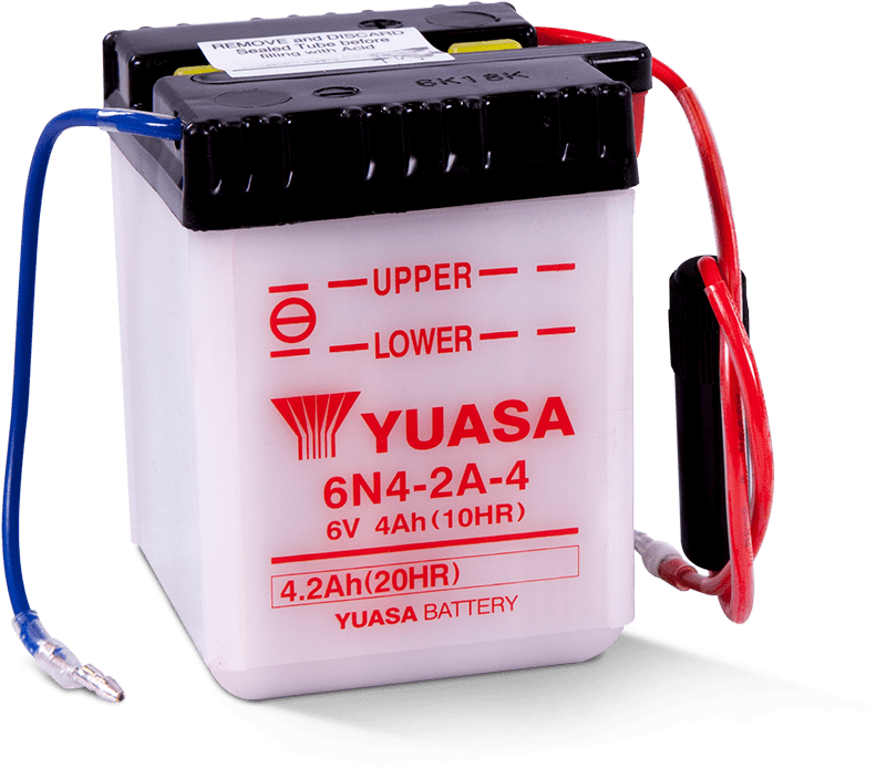 Yuasa 6N4-2A-4 Conventional 6-Volt Battery