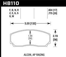 Load image into Gallery viewer, Hawk AP CP2279 / CP3788 / CP3789 / CP5835 / CP5880 / CP5830 (SC430) Caliper Blue 9012 Race Brake Pad