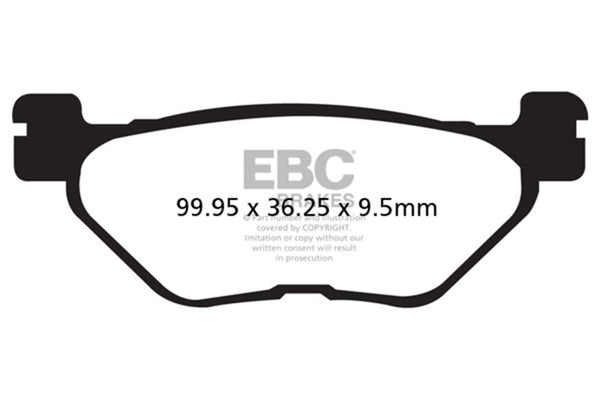 EBC 12-19 Yamaha XT 1200 Z Super Tenere Rear Left/Right FA-SFA-TT-X Brake Pads