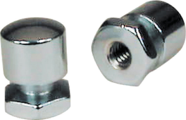 Mustang Solo Mounting Nuts (Pair) - Chrome