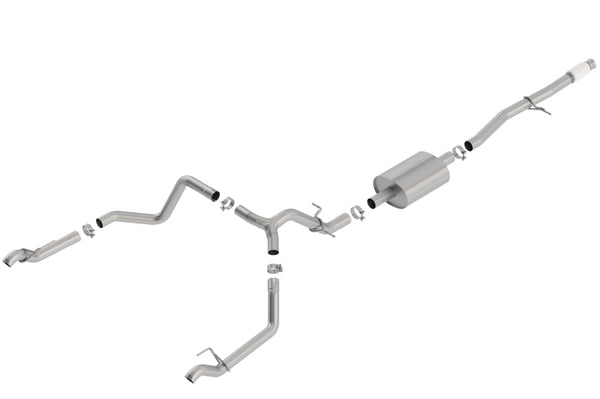 Borla Cat-Back Exhaust System for 2019 Chevy Silverado 1500 5.3L V8 CC SB S-Type