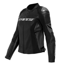 Load image into Gallery viewer, Dainese Racing 4 Lady Leather Jacket Perforated Black/Black Size - 48